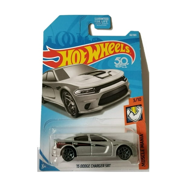 Hot Wheels 2018 50th Anniversary HW Muscle Mania Purple Dodge Charger 500 for sale online